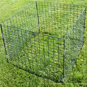 30" X 30" X 36" Composter Green Metal Wire Garden Compost Bin